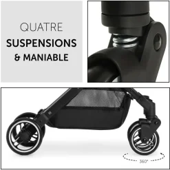 Pack duo poussette compacte travel n care olive + siège auto drive n care avec adaptateurs & base drive n care