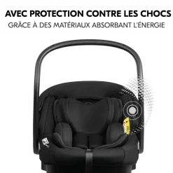 Pack duo poussette compacte travel n care olive + siège auto drive n care avec adaptateurs & base drive n care
