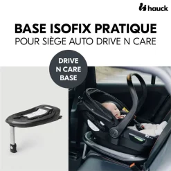 Pack duo poussette compacte travel n care olive + siège auto drive n care avec adaptateurs & base drive n care
