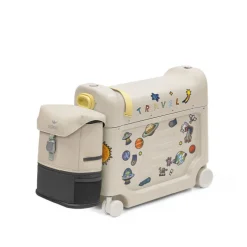 Pack jetkids sac à dos enfant + valise bedbox 2.0 moonglow white