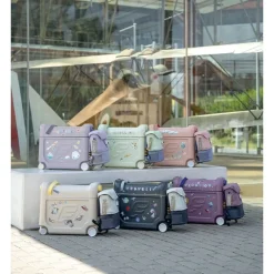Pack jetkids sac à dos enfant + valise bedbox 2.0 midnight grey