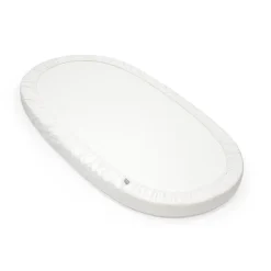 Pack lit sleepi hazy grey + matelas sleepi + drap housse blanc