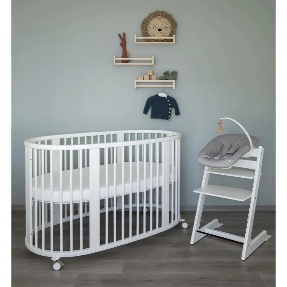 Pack lit sleepi white + matelas sleepi + drap housse blanc