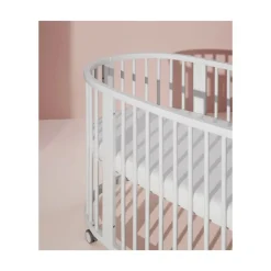 Pack lit sleepi white + matelas sleepi + drap housse blanc