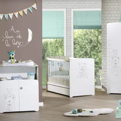 Pack lit 120x60 + tiroir teddy
