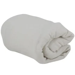 Pack matelas bébé climatisé + alèse blanc + drap housse blanc - 60 x 120 cm