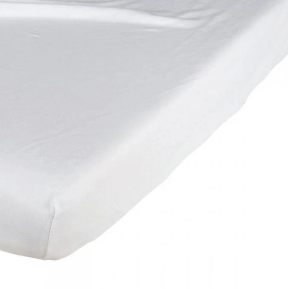Pack matelas bébé climatisé + alèse blanc + drap housse blanc - 70x140 cm