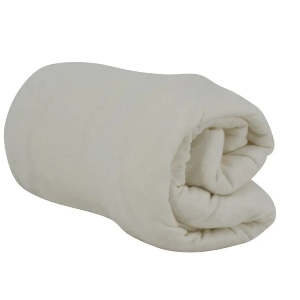 Pack matelas bébé climatisé + alèse blanc + drap housse écru - 60 x 120 cm