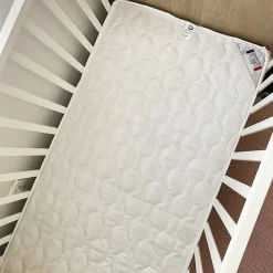 Pack matelas bébé climatisé + alèse blanc + drap housse écru - 60 x 120 cm