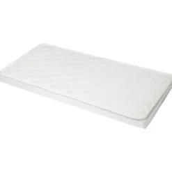Pack matelas bébé climatisé + alèse blanc + drap housse écru - 60 x 120 cm