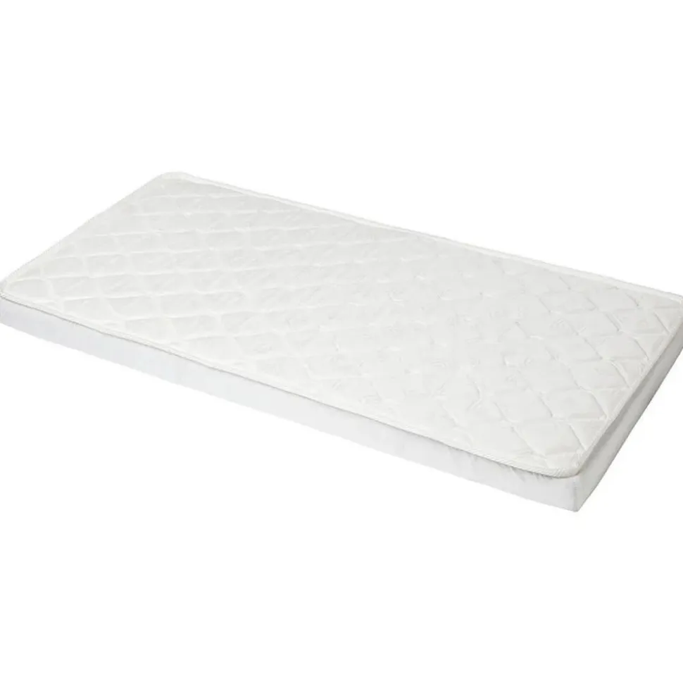 Pack matelas bébé climatisé + alèse blanc + drap housse écru - 60 x 120 cm