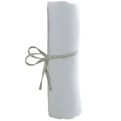 Pack matelas bébé climatisé + alèse blanc + drap housse blanc - 70 x 140 cm
