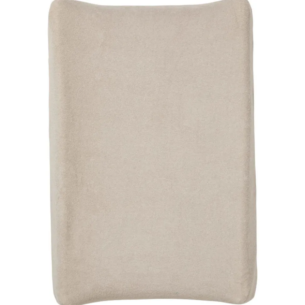 Pack matelas à langer flocons écru + 2 housses écrue et taupe