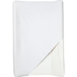 Pack matelas à langer flocons écru + 2 housses blanc et taupe