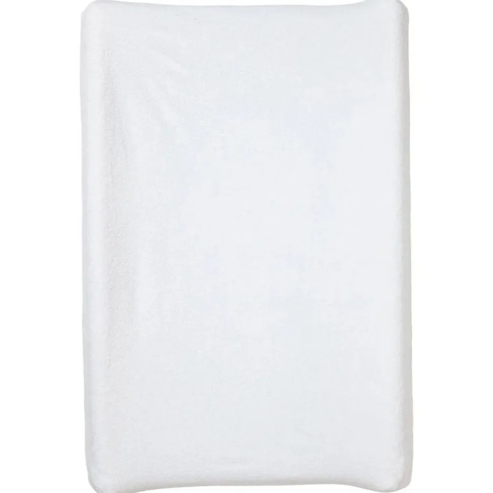 Pack matelas à langer flocons écru + 2 housses blanc et taupe