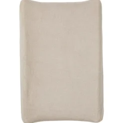 Pack matelas à langer uni luxe + 2 housses écrue et taupe