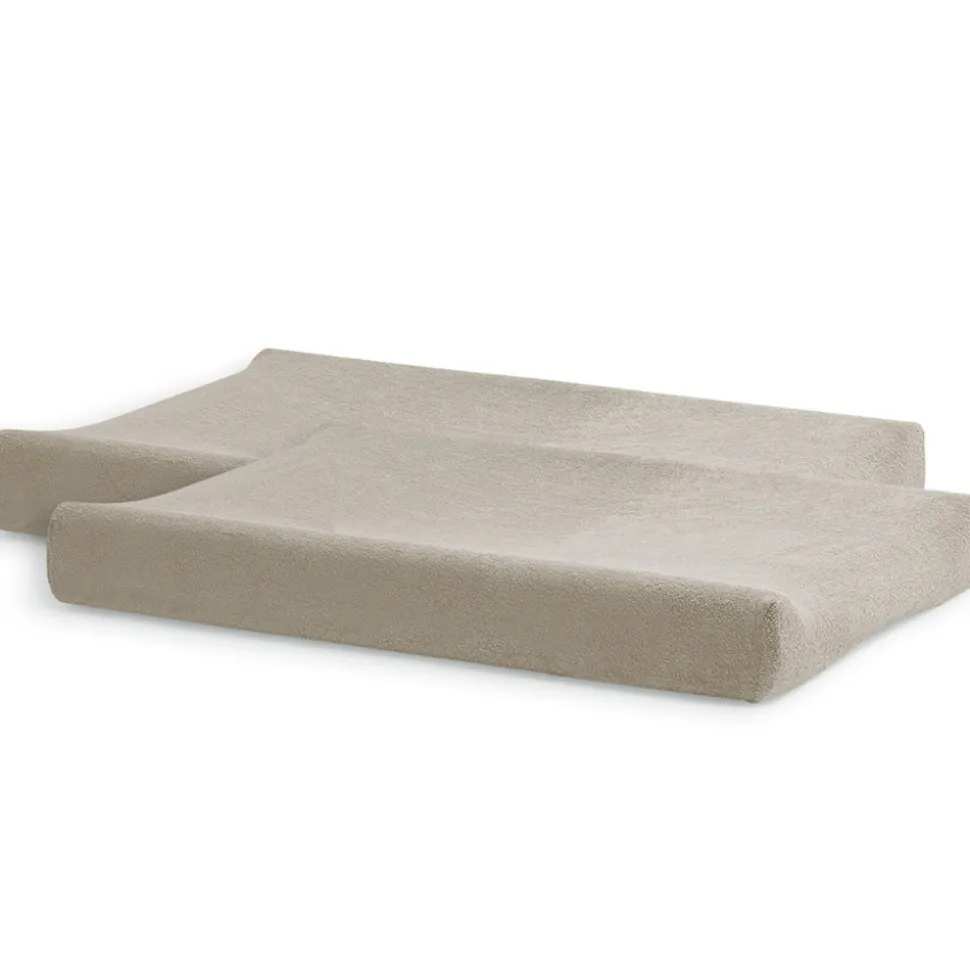 Pack matelas à langer 50 x 70 cm avec 2 housses éponge nougat