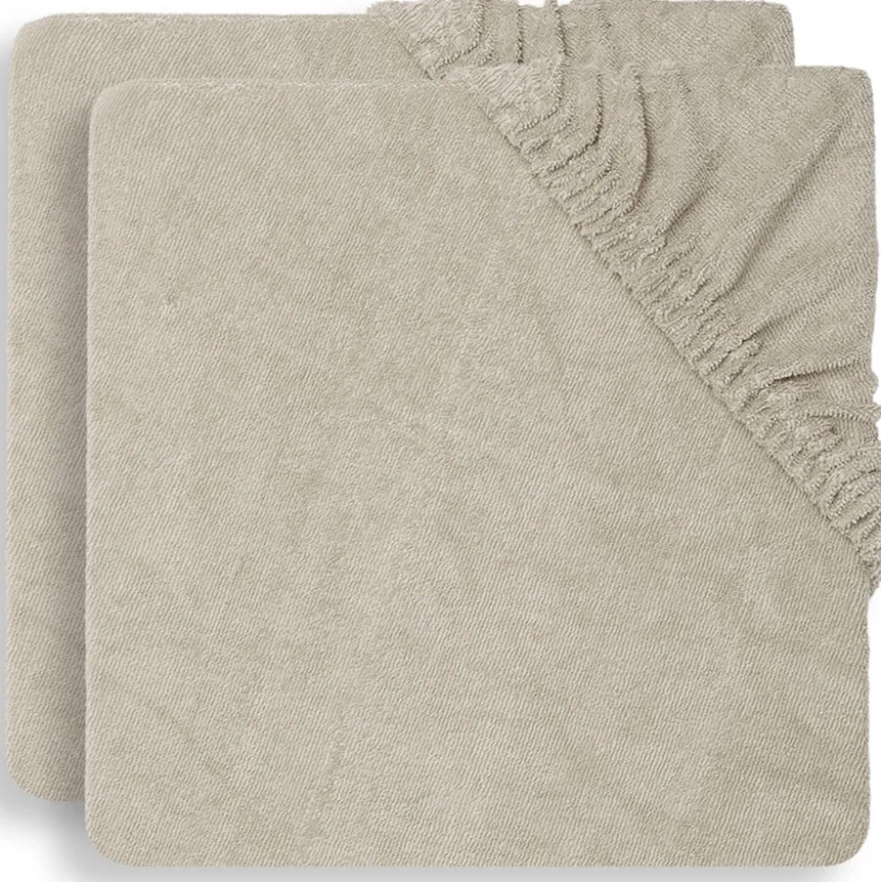 Pack matelas à langer 50 x 70 cm avec 2 housses éponge nougat