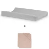 Pack matelas à langer 50 x 70 cm avec 2 housses éponge wild rose