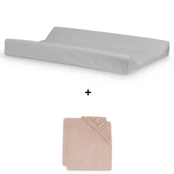 Pack matelas à langer 50 x 70 cm avec 2 housses éponge wild rose