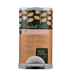 Pack poubelle à couches blanche 16l + 4 recharges anti-odeurs