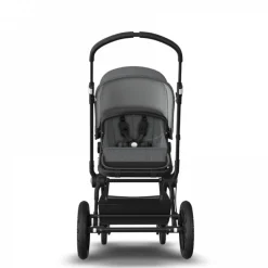Pack poussette duo caméléon3 plus complète noir gris chiné