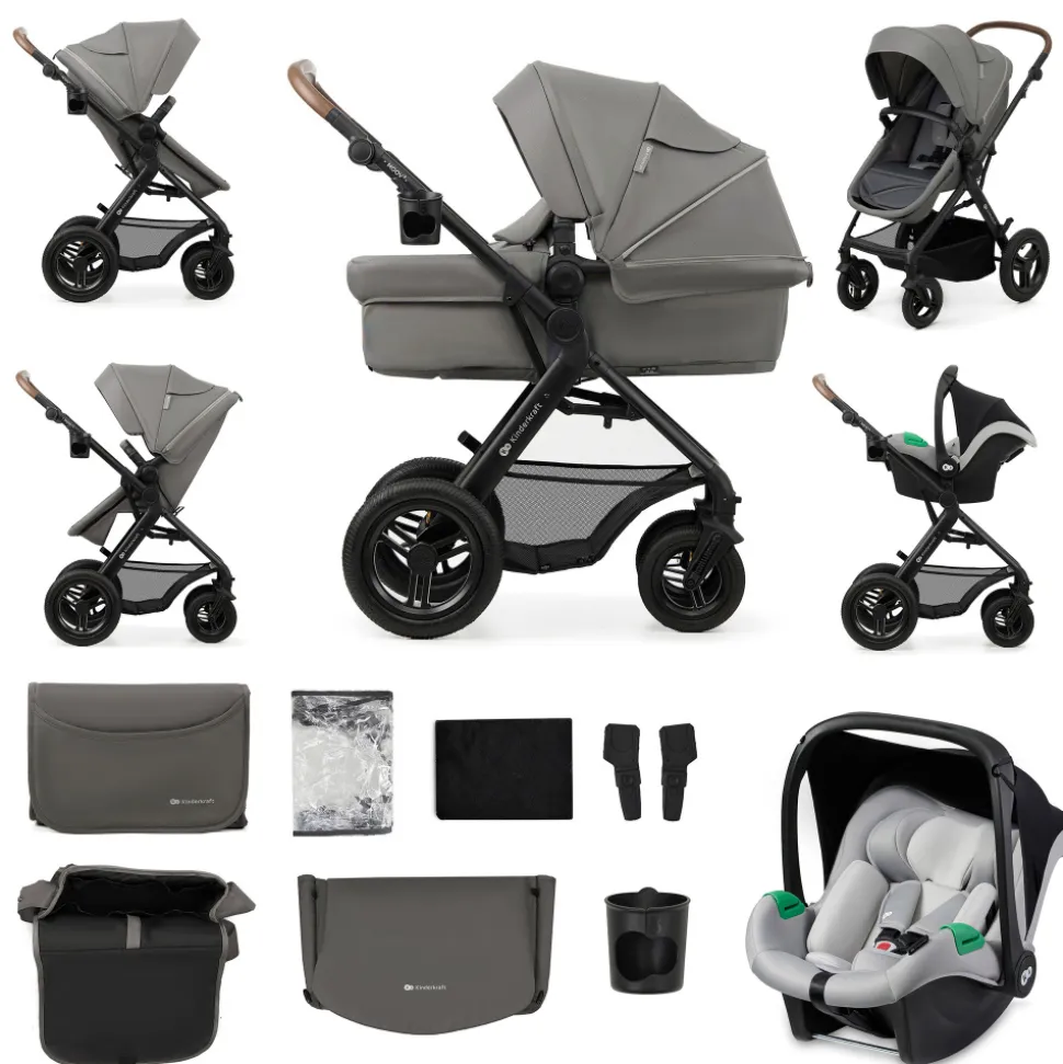 Pack poussette moov2 air 3 en 1 light grey