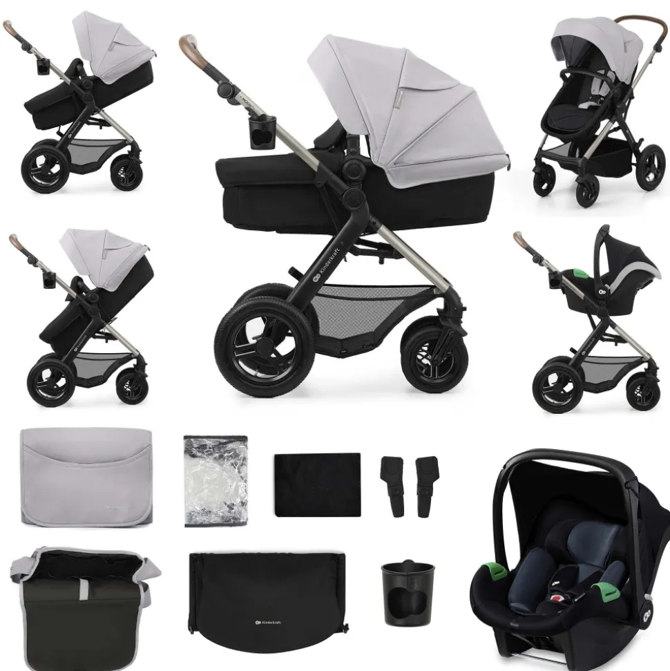 Pack poussette moov2 air 3 en 1 moonlight grey