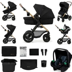 Pack poussette moov2 air 3 en 1 pure black