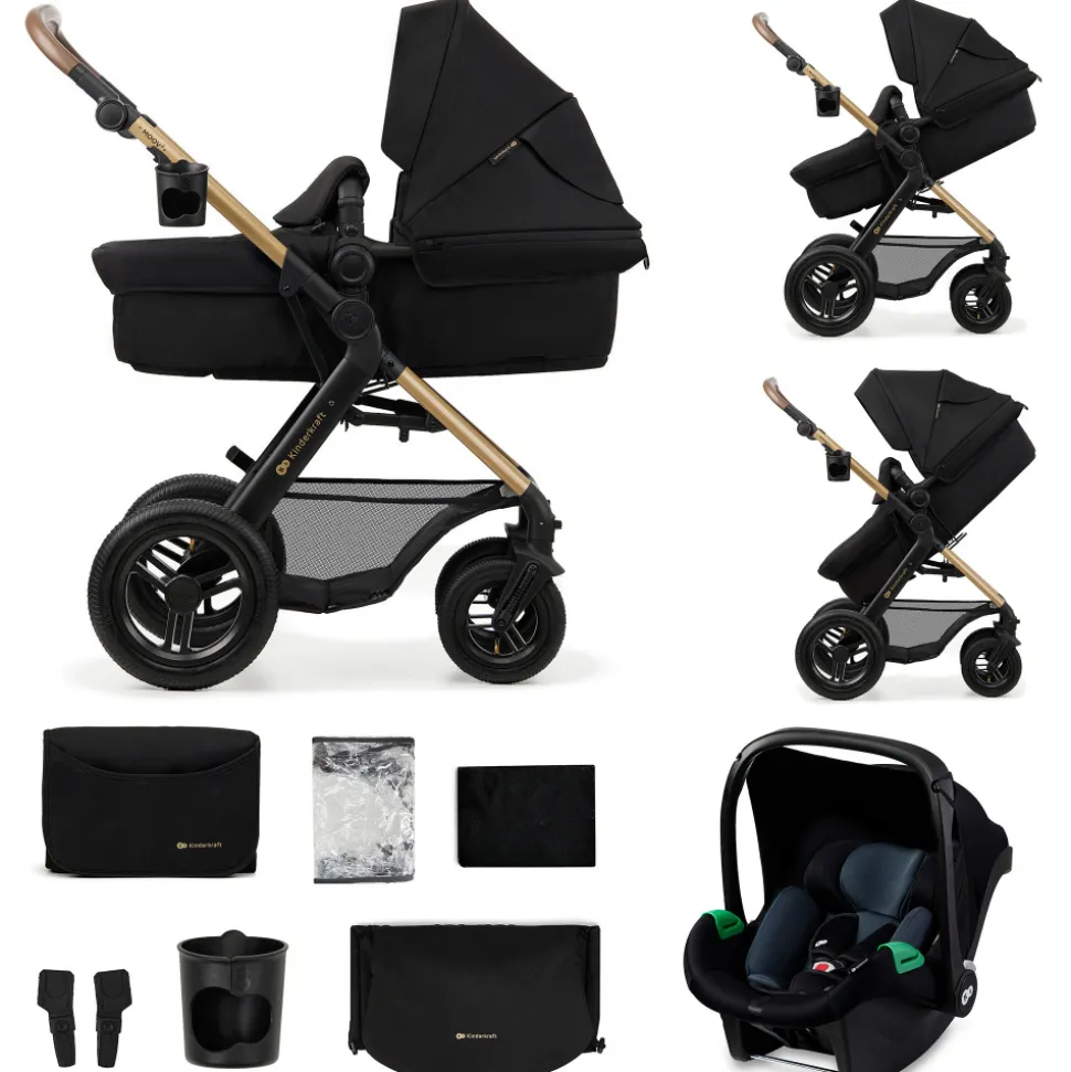 Pack poussette moov2 air 3 en 1 pure black