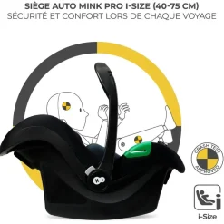 Pack poussette moov 2 3 en 1 grey eva wheels