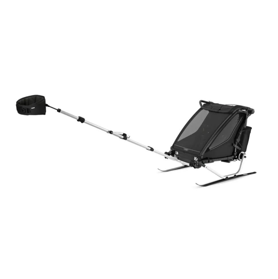 Pack remorque vélo chariot sport 2 black + assise pour nouveau-né infant sling + kit jogging