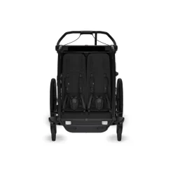 Pack remorque vélo chariot sport 2 black + assise pour nouveau-né infant sling + kit jogging