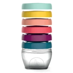 Pack robot cuiseur multifonctions nutribaby+ xl mineral black et 6 babybols 180 ml