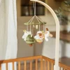 Pack support mobile bébé bois + mobile d’éveil bébé pretty picnic