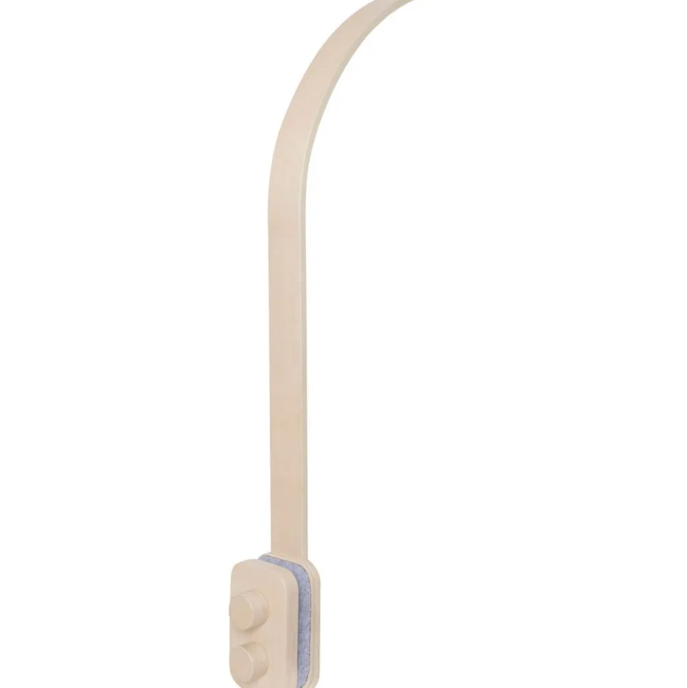 Pack support mobile bébé bois + mobile d’éveil bébé roarsome