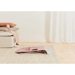 Pack transat bliss tissé matelassage pétale rose avec arche de jeux yeux espiègles