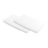 Paire de draps pour lit merlin - blanc