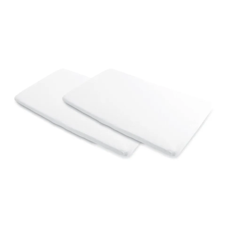 Paire de draps pour lit merlin - blanc