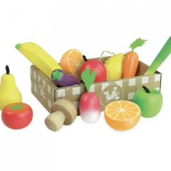Panier de fruits et légumes jour de marché