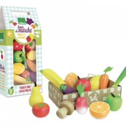 Panier de fruits et légumes jour de marché