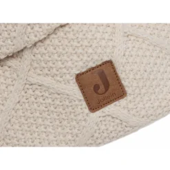 Panier de rangement check knit oatmeal