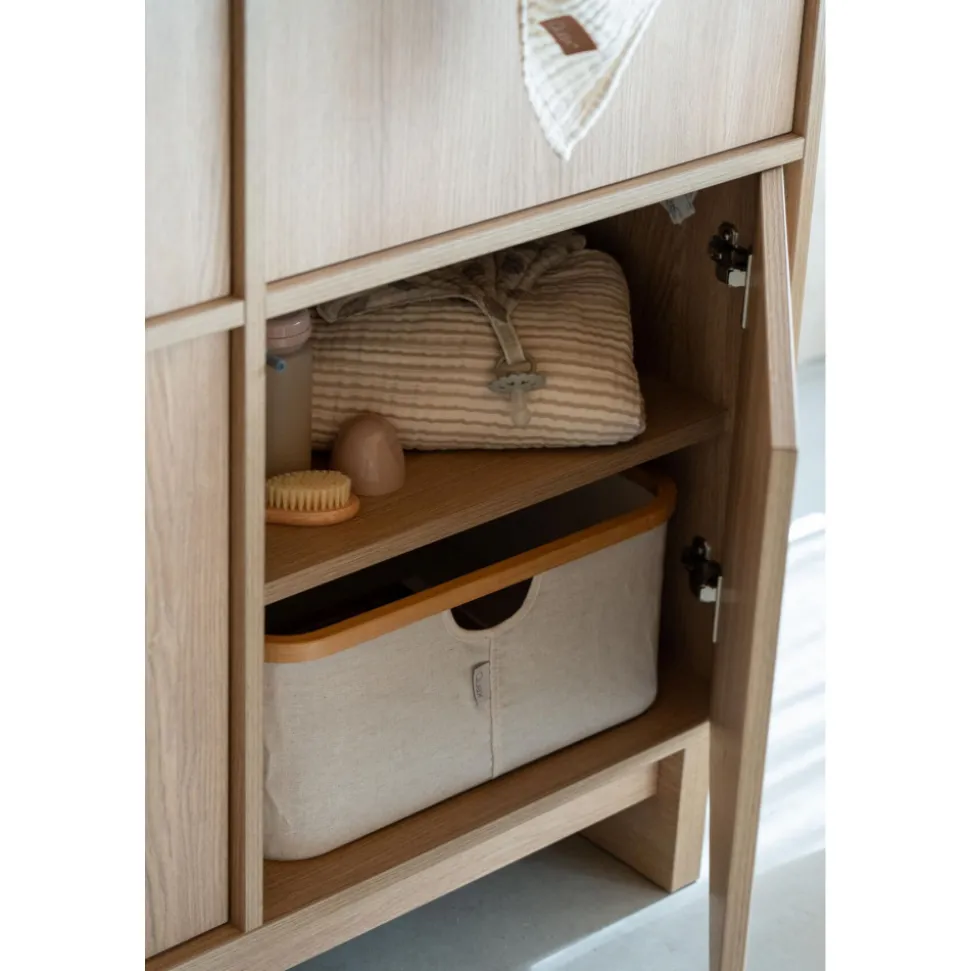 Panier de rangement kyo - beige-naturel