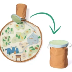 Panier de rangement + tapis de jeu - soo zoo