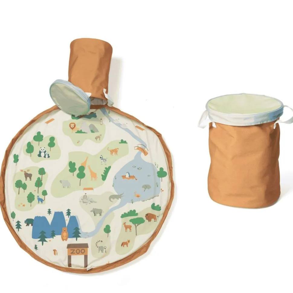 Panier de rangement + tapis de jeu - soo zoo