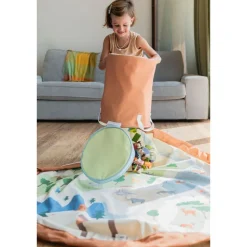 Panier de rangement + tapis de jeu - soo zoo