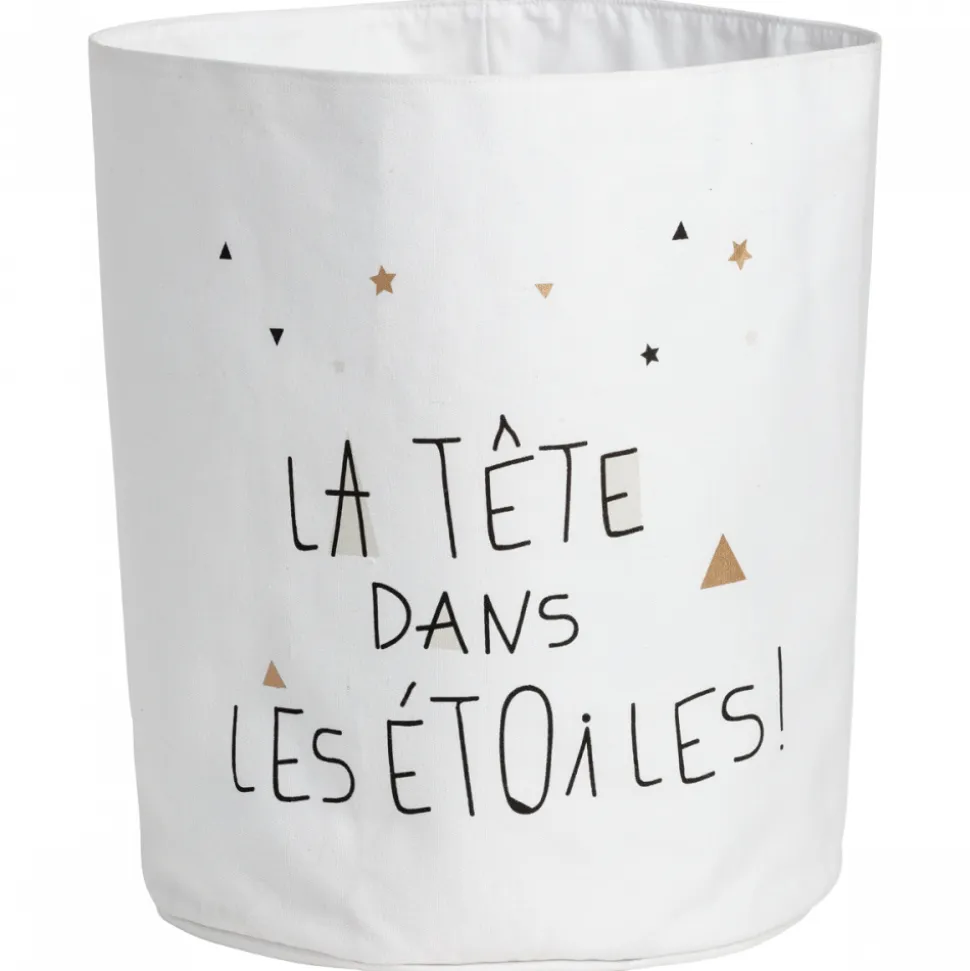 Panier de rangement étoile filante 40 x 33 cm