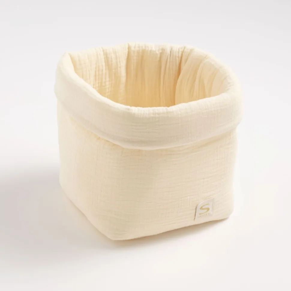 Panier de rangement uni vanilla