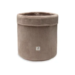 Panier de rangement 35 x 30 cm cloudy rib milky coffee