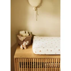Panier de rangement 14 x 18 cm cloudy rib milky coffee